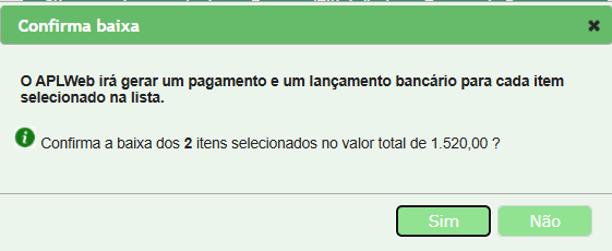 Como dar baixa em várias faturas de fornecedores ao mesmo tempo - imagem 5